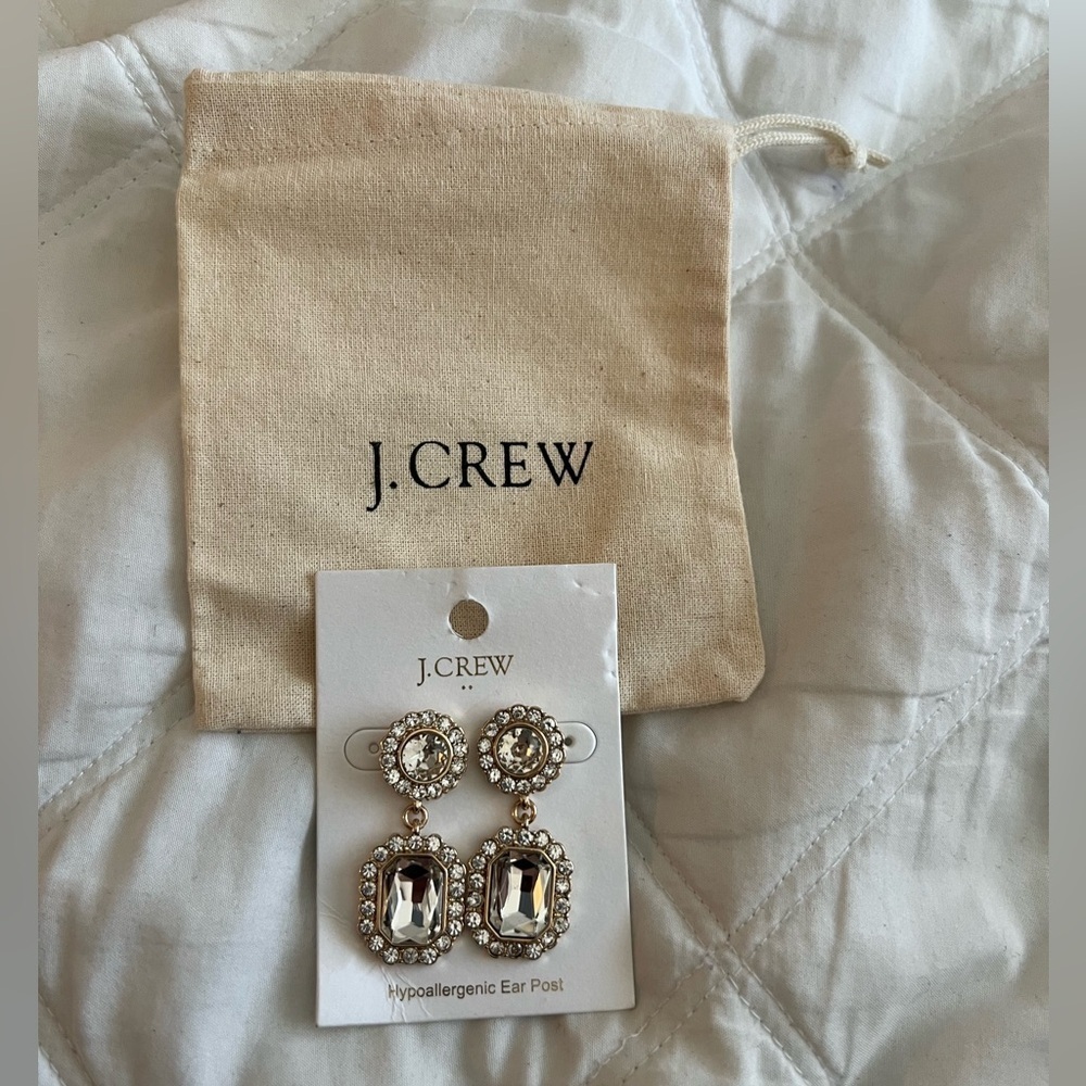 New JCrew drop earrings
